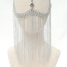 Load image into Gallery viewer, AS221 Long chain tassel mask chain headdress
