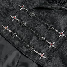 Load image into Gallery viewer, CT281 Gothic Glossy Jacquard Jacket
