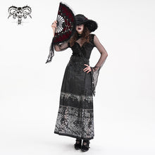 Load image into Gallery viewer, SKT212 chinese traditional culture women Gothic style horse face skirt
