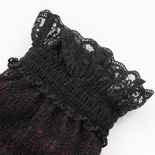 Load image into Gallery viewer, EGE003 Concave and convex shiny material gothic gloves
