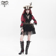 Load image into Gallery viewer, SHT09602 Red Gothic daily life Long Sleeve women Shirts
