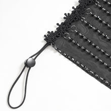 Load image into Gallery viewer, MK057 Gothic beaded tassel face mask

