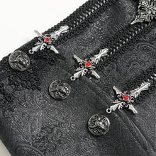 Load image into Gallery viewer, AS291 Gothic Glossy Jacquard Cross Belt
