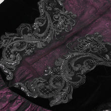 Load image into Gallery viewer, ESKT05302 summer gothic Cheongsam style small flower mesh dress
