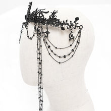 Load image into Gallery viewer, AS222 Tassel eyebrow pendant Gothic crown
