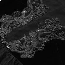 Load image into Gallery viewer, ESKT05301 Cheongsam style small flower mesh dress
