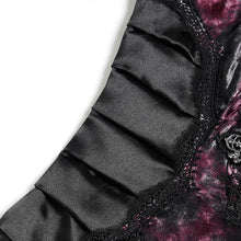 Load image into Gallery viewer, SKT25302 Gothic Velvet Strappy Dress with Side Seam Pleats
