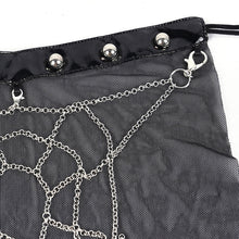 Load image into Gallery viewer, MK056 Women Punk Spider Web Mask With Veil
