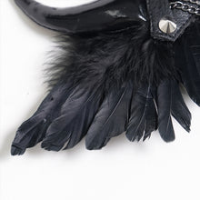 Load image into Gallery viewer, AS303 Demon One-Eyed Black Wing Hairclip
