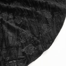 Load image into Gallery viewer, ETT038 Embossed velvet off-shoulder long-sleeved women&#39;s T-shirt
