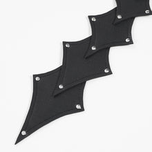 Load image into Gallery viewer, AS295 Punk-Style Faux Leather Pointed Tie

