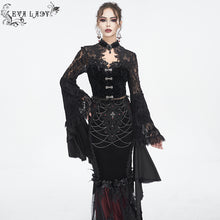 Load image into Gallery viewer, ECT014 Gothic women&#39;s one-piece long-sleeved short coat
