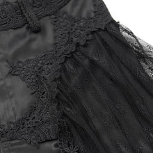 Load image into Gallery viewer, EPT018 Sexy women stage performance mesh Gothic mid-rise flared pants
