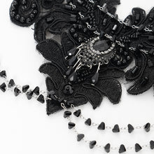 Load image into Gallery viewer, EAS030 Gothic Beaded Appliqued Chain Necklace
