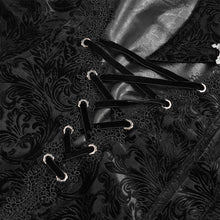 Load image into Gallery viewer, SHT149 Embossed Velvet Gothic Long Sleeve Shirt
