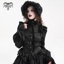 Load image into Gallery viewer, SHT122 Long Sleeve Stand Collar Gothic Blouse
