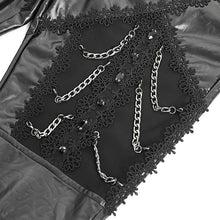 Load image into Gallery viewer, PT268 Embossed stretchy leather pants

