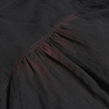 Load image into Gallery viewer, SHT148 Double-layer mesh hand-painted burgundy long-sleeved shirt
