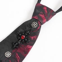 Load image into Gallery viewer, AS213 Gothic Rose Jacquard Tie
