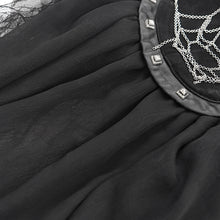 Load image into Gallery viewer, PT254 Stretchy Twill Chain Spider Web Punk Pants
