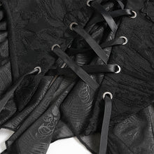 Load image into Gallery viewer, ECST012 Jacquard Lace-Up Bodysuit
