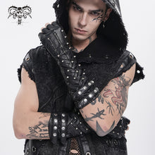 Load image into Gallery viewer, GE047 Super-Stretch Faux Leather Punk Mid-Length Gloves
