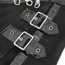 Load image into Gallery viewer, SKT187 glued cross pattern stitching leather men&#39;s kilt
