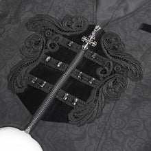 Load image into Gallery viewer, WT097 Gothic dark pattern jacquard vest
