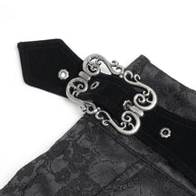 Load image into Gallery viewer, PT284 Gothic cashmere jacquard trousers with side buckles
