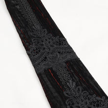 Load image into Gallery viewer, AS152 Wine Lace Men&#39;s Tie
