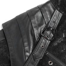 Load image into Gallery viewer, CT271 Punk snake-print leather jacket

