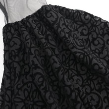 Load image into Gallery viewer, ETT039 Gothic Women Velvet and Burnt-out Mesh Long Sleeve T-Shirt

