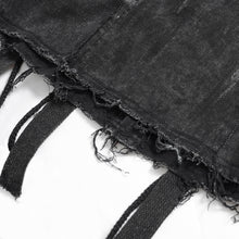 Load image into Gallery viewer, SHT138 Punk raw edges sleeveless shirt
