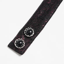 Load image into Gallery viewer, AS28902 Glossy pleated Gothic collar and bow tie
