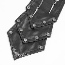 Load image into Gallery viewer, AS215 Punk Spider Web Chain Tie
