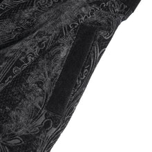 Load image into Gallery viewer, ECT02301  Cashmere diamond check fleece collar Gothic jacket
