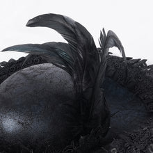 Load image into Gallery viewer, AS201 Black Gothic Women&#39;s Pirate Hat
