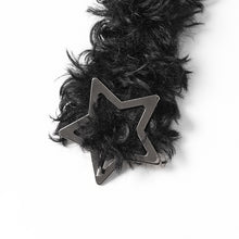 Load image into Gallery viewer, AS316 Inverted Pentagram Studded Curly-Faux-Fur Crossbody Bag
