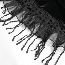 Load image into Gallery viewer, SKT25101 Heart-Patterned Corduroy &amp; Velvet Patchwork Gothic Mini Skirt
