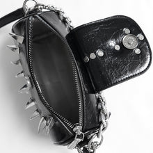 Load image into Gallery viewer, AS243 Punk Metal Calf Horn Leather Bag
