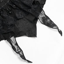 Load image into Gallery viewer, AS27201 Branch patterned rose mesh gothic bow tie
