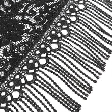 Load image into Gallery viewer, ECA024 Large Floral Wool Shawl with Tassels
