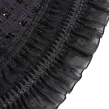 Load image into Gallery viewer, SKT25902 Sequined Mesh and Flat Grid-Paneled Lolita Miniskirt
