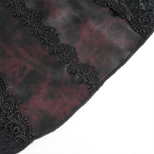 Load image into Gallery viewer, SKT25402 Dark Red Jacquard Rose Pattern Woven Gothic Lolita Dress
