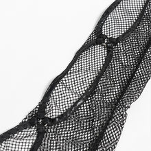 Load image into Gallery viewer, TT306 Bat-Shaped Chest Punk Mesh T-Shirt
