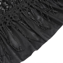 Load image into Gallery viewer, ESKT07001 Gothic 3D velvet flower pattern skirt with corset
