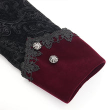 Load image into Gallery viewer, CT249 Gothic jacquard velvet stand collar coat
