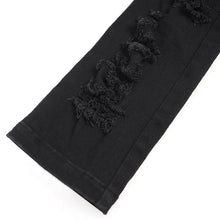 Load image into Gallery viewer, PT251 Punk ripped twill pants for women

