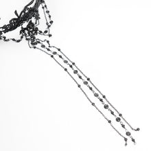 Load image into Gallery viewer, AS222 Tassel eyebrow pendant Gothic crown
