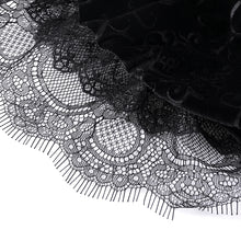 Load image into Gallery viewer, PT250 Gothic Embossed velvet Puff Shorts
